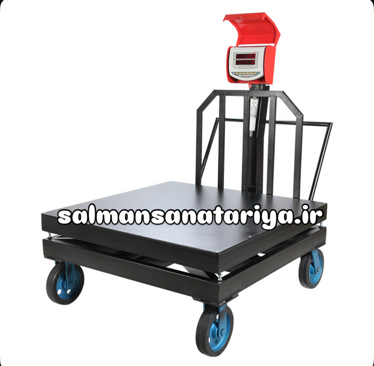 باسکول ۲۰۰۰ کیلویی (دوتن) محک چرخدار