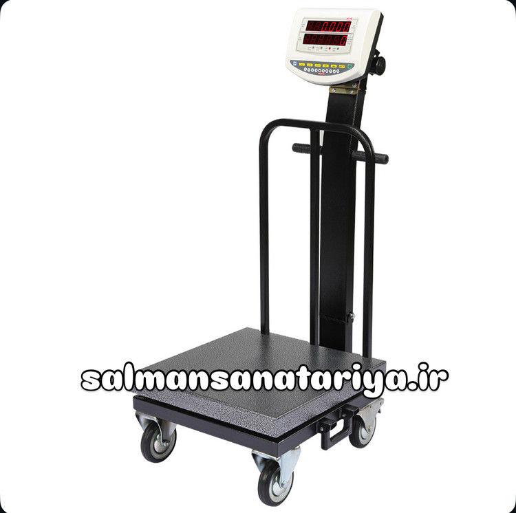 باسکول ۲۰۰ کیلویی محک چرخدار سینی گالوانیزه