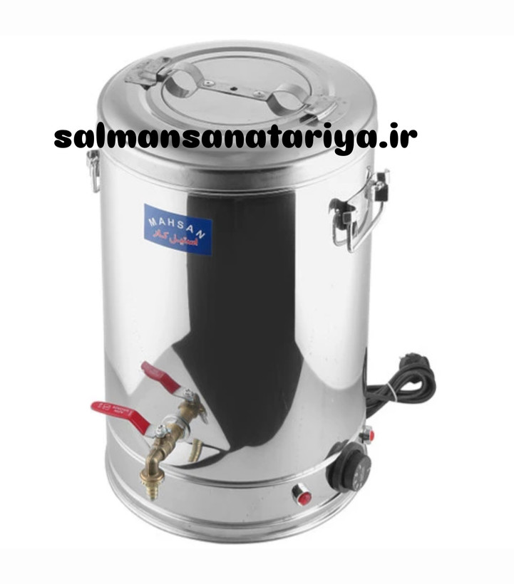 سماور برقی صنعتی ۲۰ لیتری استیل کار